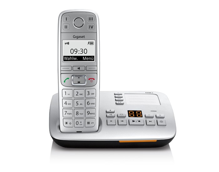 Telefones DECT : Gigaset E500A DECT Silver 
