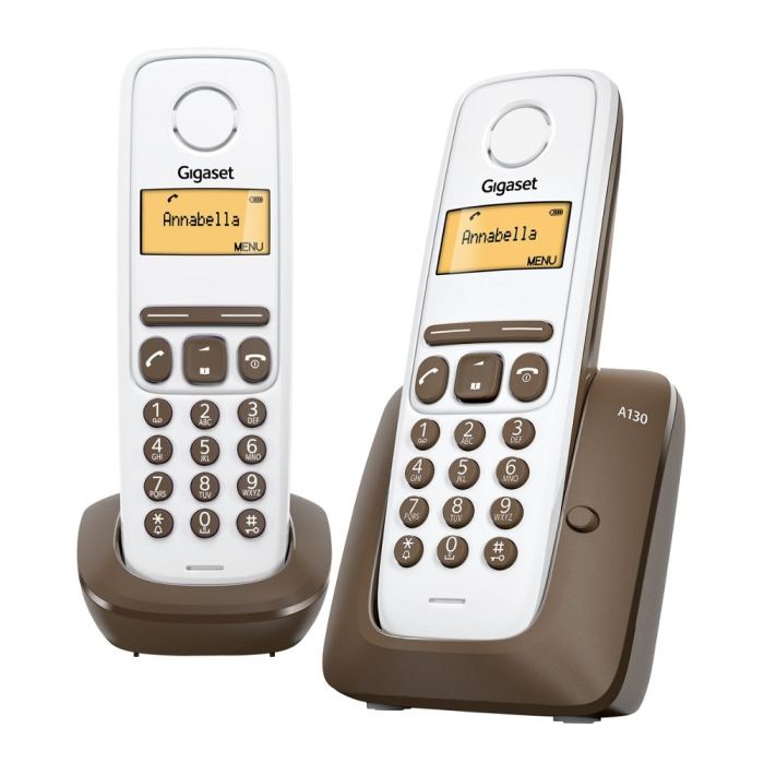 Telefones DECT : Gigaset A130 DUO Chocolat
