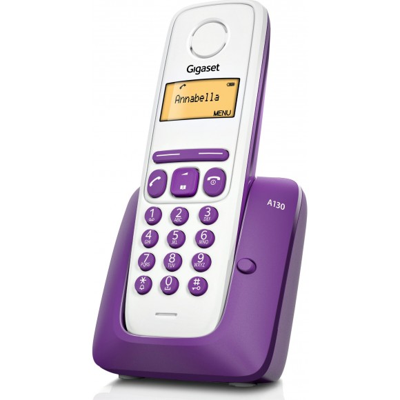 Telefones DECT : Gigaset A130 Prune 