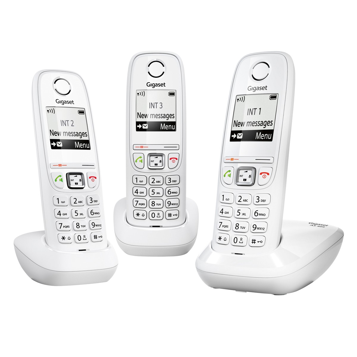 Telefones DECT : Gigaset AS405 Trio White