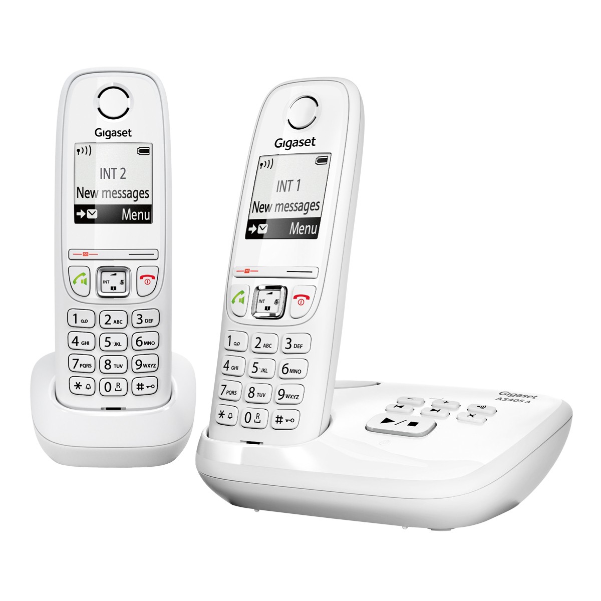 Telefones DECT : Gigaset AS405A Duo White