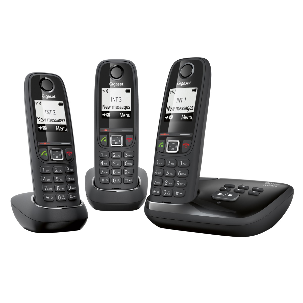 Telefones DECT : Gigaset AS405A Trio Black