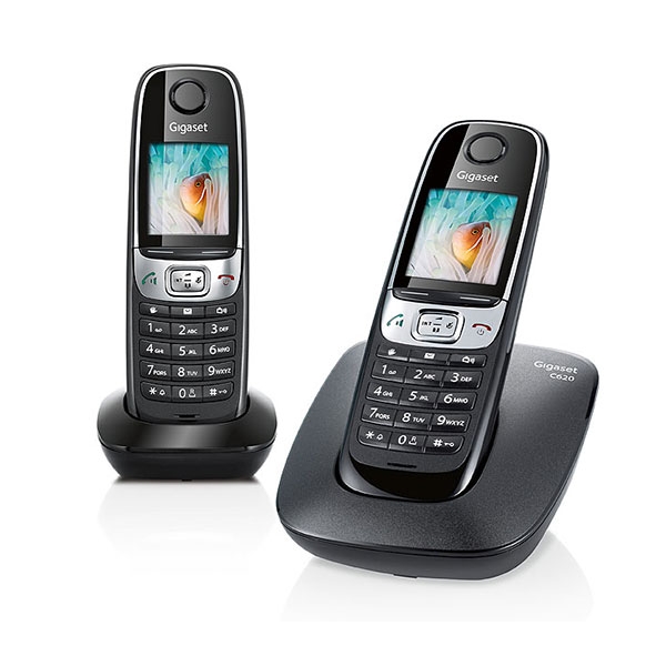 Telefones DECT : Gigaset C620 Duo Black
