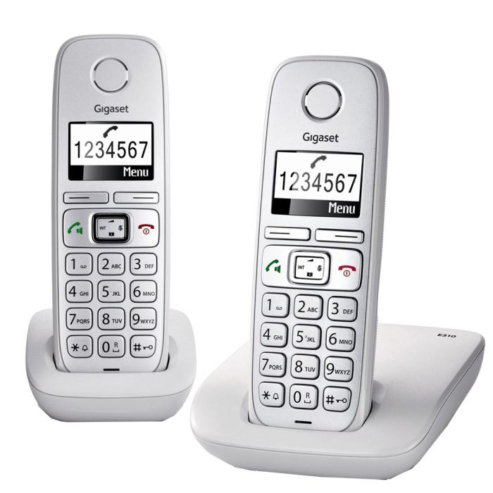 Telefones DECT : Gigaset E310 DUO White
