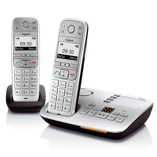 Telefones DECT : Gigaset E500 DUO DECT Silver