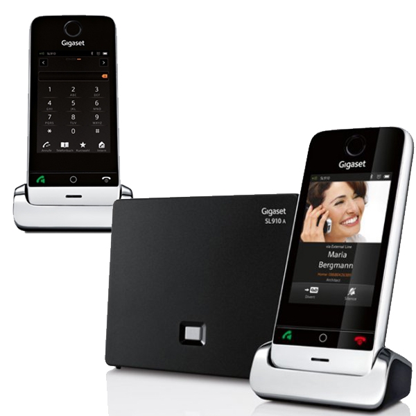 Telefones DECT : Gigaset SL910A Duo Black